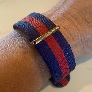 Daniel Wellington watch strap Blue and Red